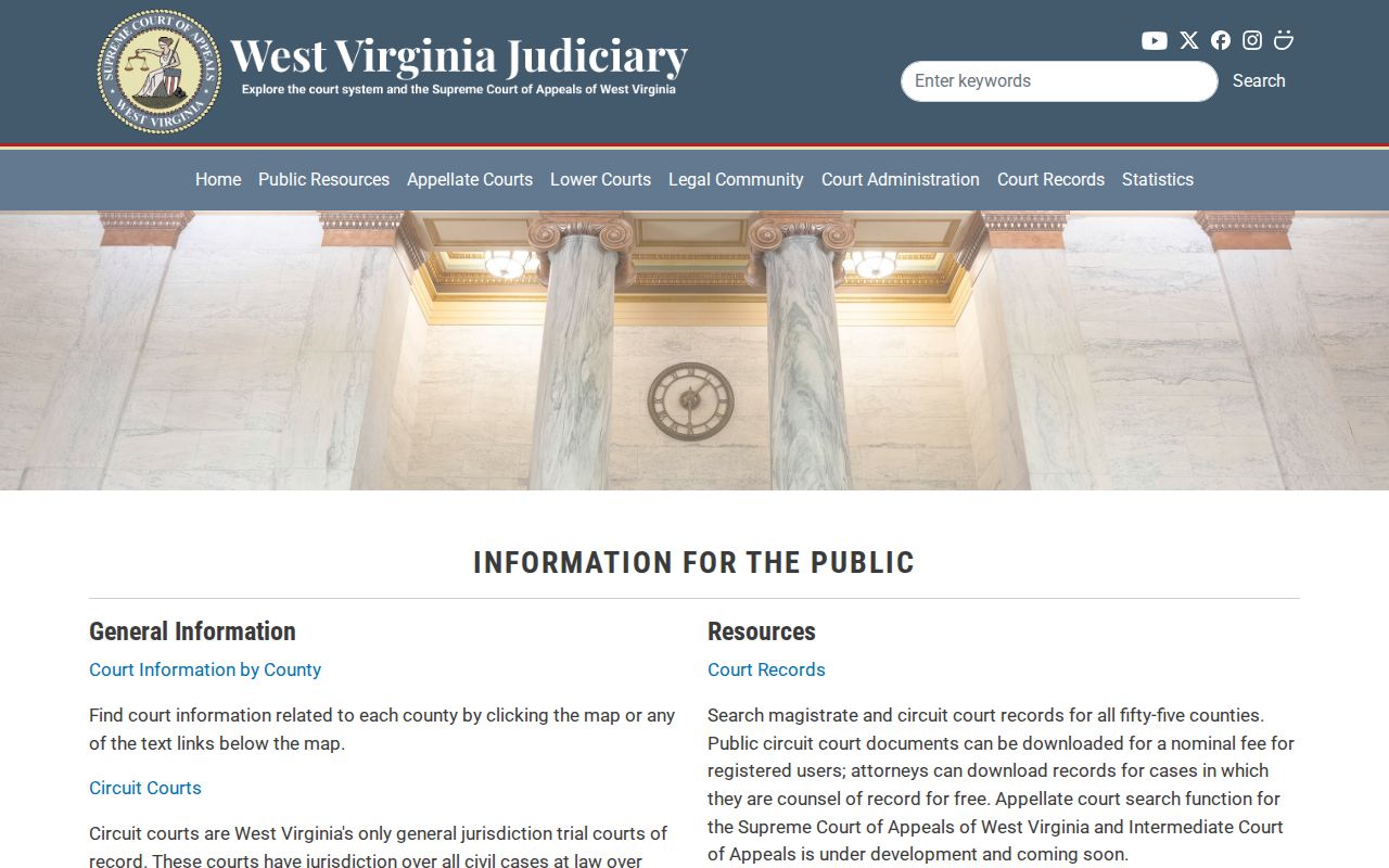 Lewis County court docket jurisdiction overview